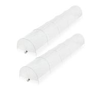 relaxdays Tunnel en plastique PVC, set de 2, 3,7 m