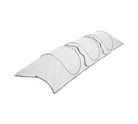 Relaxdays Tunnel de Croissance Pliable, système « Pop up », 3,5 m, Filet antiparasitaire, pour légumes et Fraises, Blanc