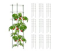relaxdays Support pour plantes grimpantes 90 cm Set de 10 pièces