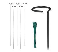 Relaxdays Tuteur à tomates en lot de 6