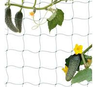 Relaxdays Tuteur pour Plantes, Filet pour la Serre ou Le Jardin, pour tomates et concombres, 200 x 1000 cm, Vert