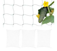Relaxdays Tuteur pour Vos Plantes, Filet en lot Pratique de 4, pour concombres ou tomates, 180 x 270 cm, Vert