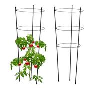 Relaxdays Tuteurs à tomates lot de 2 76 cm