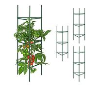 relaxdays Jeu de 4 supports pour plantes grimpantes 90 cm