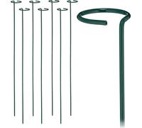 relaxdays Tuteurs métalliques pour plantes, set de 8