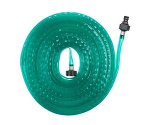 Relaxdays Tuyau d’arrosage de 25 m de Long, pour Haies et Bordures de Gazon, Design Plat, prêt pour raccordement, Vert