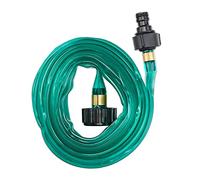 Relaxdays Tuyau d’arrosage, système d’Irrigation Plat, Longueur : 3 m, arrosage Uniforme, prêt pour raccordement, Vert