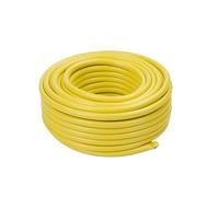 Relaxdays Tuyau d'arrosage 50 m universel 1/2" tressé PP résistant aux UV et intempéries jaune