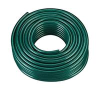 Relaxdays Tuyau de jardin 50 m, lance à eau universelle, 1/2 pouces, en PP, arrosage des parterres & gazons, vert foncé