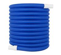 Relaxdays Tuyau de Piscine en Spirale 32 mm Différentes Longueurs Tuyau d'arrosage pour Piscine et Jardin en Plastique Bleu/Blanc
