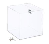 Relaxdays Urne transparente en acrylique