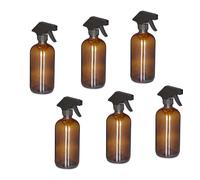 relaxdays Vaporisateur en verre 500ml Set de 6 pièces