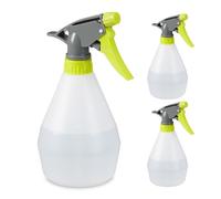 Relaxdays Vaporisateur 500ml, Lot de 3, Plantes, Spray, Jardinage, Brumisateur, Gradué, Arrosage, blanc
