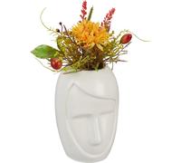 relaxdays Vase de fleurs visage