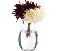 relaxdays Vase en verre pour fleurs