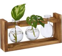 relaxdays Vase pour éprouvette avec support