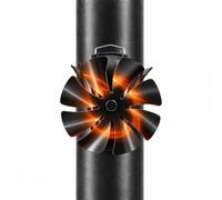 Relaxdays Ventilateur de cheminée magnétique