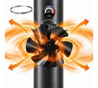Relaxdays Ventilateur de poêle magnétique