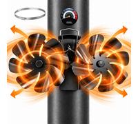 Relaxdays Ventilateur de poêle magnétique