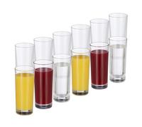 Relaxdays 10023421 Lot de 12, Boissons, contenance 300ml, Eau, Verres à jus, Sodas, Colas, Cocktails, Transparent