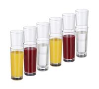 Relaxdays Verres à cocktails en verre lot de 12