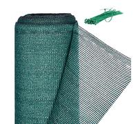 Relaxdays, vert Brise-vue, Paravent pour les clôtures et rambardes, Tissu HDPE, Anti-UV, 1 x 15 mètres, Meter