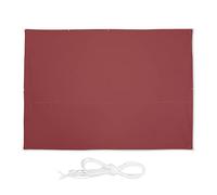relaxdays Voile d’ombrage, 3,5 x 4,5 m, imperméable, Protection UV, tendeurs, terrasse, Balcon, rectangulaire, Bordeaux