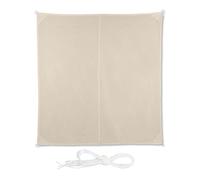 Relaxdays Voile d’ombrage carré