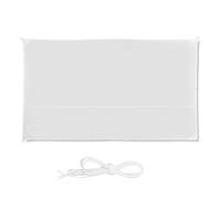 Relaxdays Voile d’ombrage Rectangle diffuseur d’Ombre Protection Soleil 2 x 4 m Jardin UV terrasse imperméable, Blanc