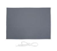 Relaxdays Voile d'ombrage rectangulaire gris