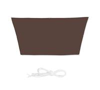 relaxdays Voile d’ombrage trapèze diffuseur d’Ombre Protection Soleil Balcon Jardin UV 3x5,5x4x4 Toile imperméable, Gris, 3 x 5,5 x 4 x 4 m
