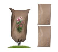 Relaxdays Voile d'hivernage pour plantes lot de 3