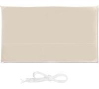 relaxdays Voile d'ombrage rectangulaire beige