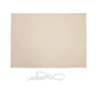 Relaxdays Voile d'ombrage rectangulaire beige