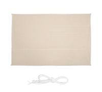 Relaxdays Voile d'ombrage rectangulaire beige