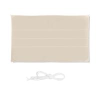 relaxdays Voile d'ombrage rectangulaire beige