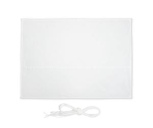 Relaxdays Voile d'ombrage rectangulaire blanc