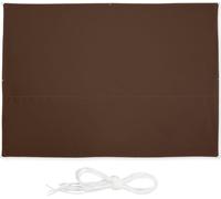 relaxdays Voile d'ombrage rectangulaire marron