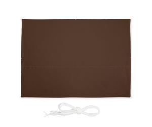 Relaxdays Voile d'ombrage rectangulaire marron