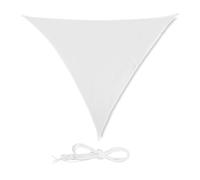 Relaxdays Voile d’ombrage Triangle, Blanc