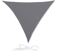 relaxdays Voile d'ombrage triangle gris