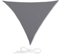 relaxdays Voile d'ombrage triangle gris
