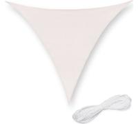 relaxdays Voile d'ombrage triangulaire HDPE