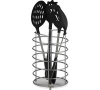 relaxdays XL Porte-ustensiles de cuisine métal
