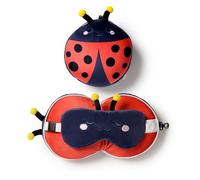 Relaxeazzz Coussin de Voyage avec Masque Coccinelle - Animaux Doux