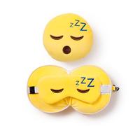Relaxeazzz Coussin de Voyage avec Masque Snoozie Le Visage endormi