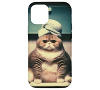 Relaxed Cat Spa Coque pour iPhone 12/12 Pro