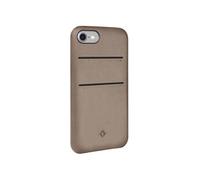Relaxed - Coque de protection pour téléphone portable - cuir véritable - couleur taupe chaud