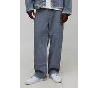 Relaxed Fit Let Down Hem Jeans homme - gris - 30R, gris