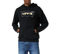 Relaxed Graphic Hoodie Homme Outline Caviar (Noir) S